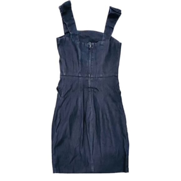 BUNDLE 3 FOR $18- NEW Military Denim Dress Blue Gold Buttons Nautical Coastal XS - Picture 11 of 13